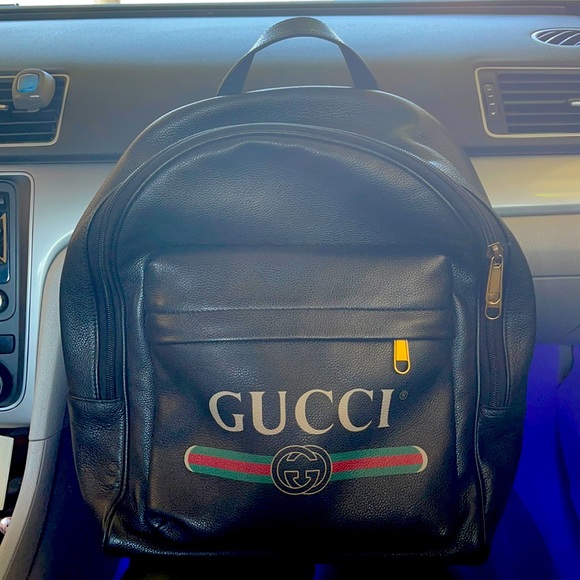authentic GUCCI bag & real gold jewelry!